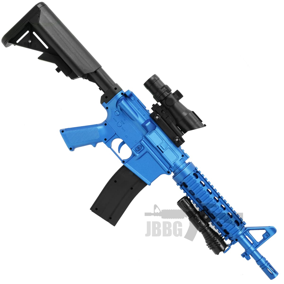 8907A M4 RIS CQB Spring Airsoft Gun Blue — image 2
