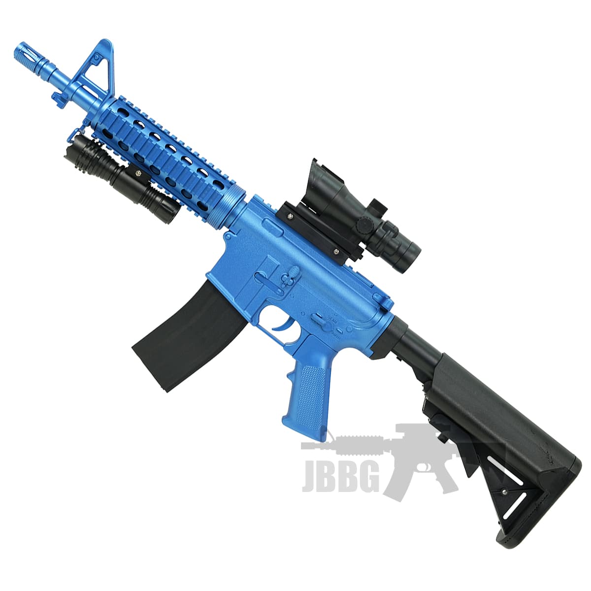 8907A M4 RIS CQB Spring Airsoft Gun Blue — image 3