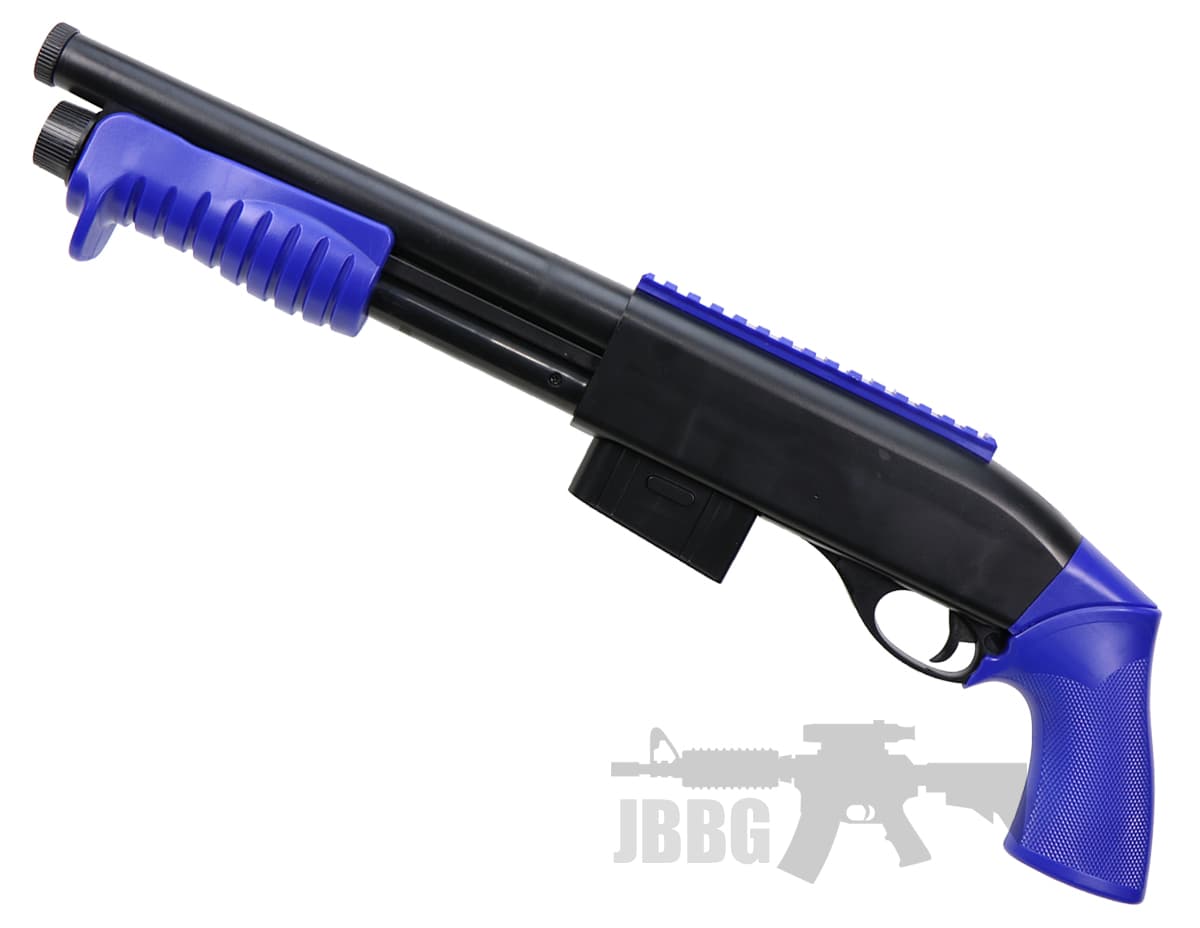 M401 Breacher Pump Action Tactical Shotgun Blue — image 3