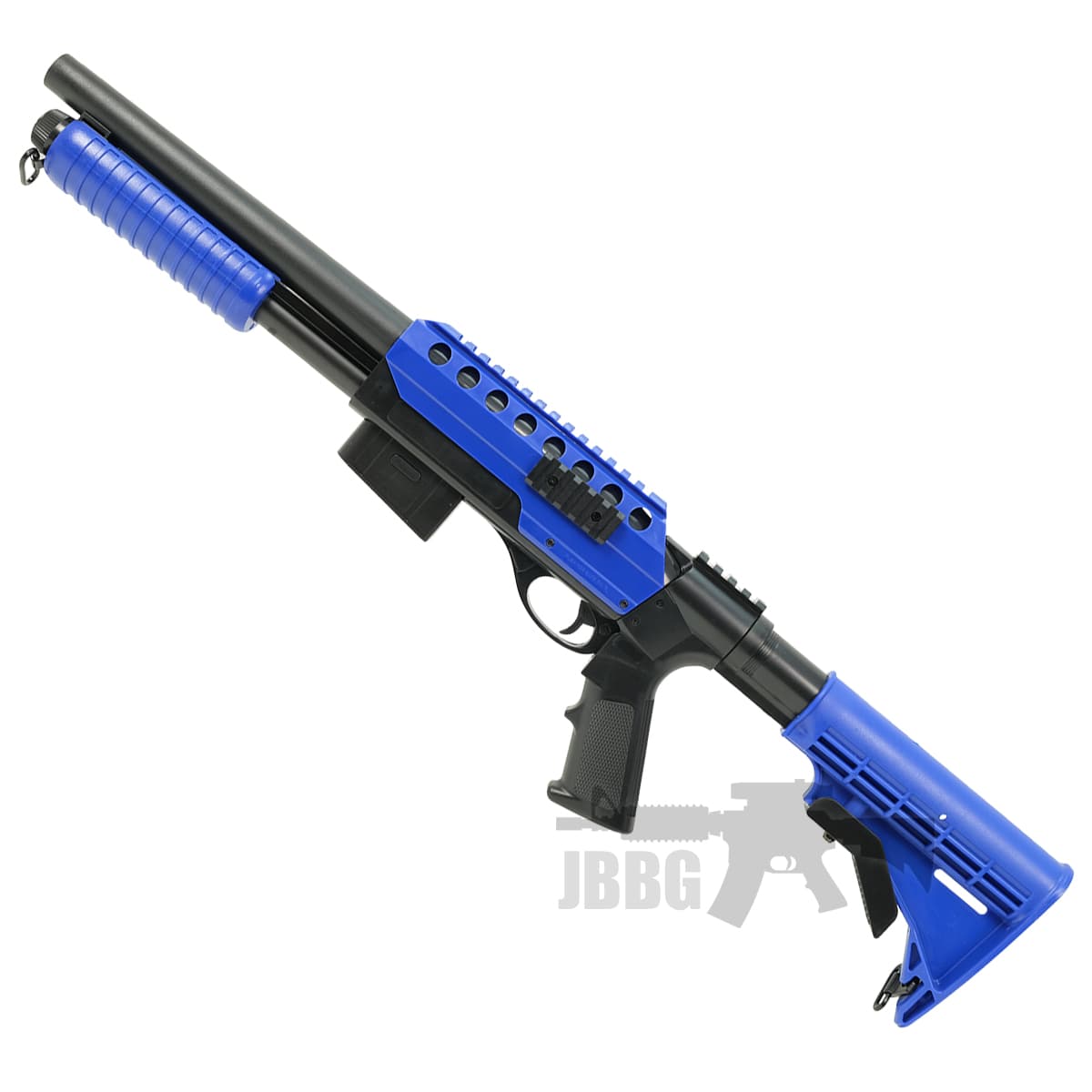 M47D1 UTG Pump Action Tactical Shotgun Blue — image 2