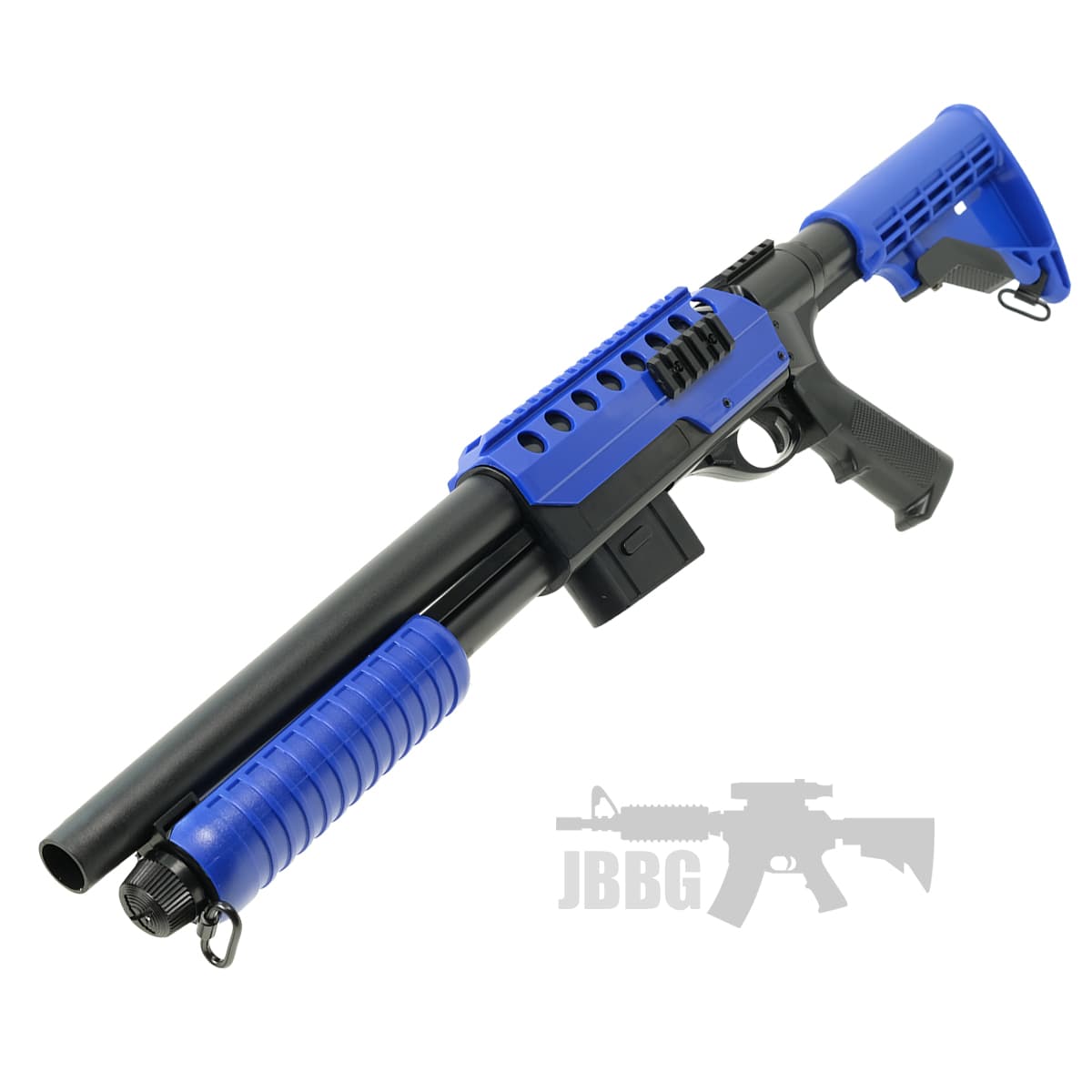 M47D1 UTG Pump Action Tactical Shotgun Blue — image 3