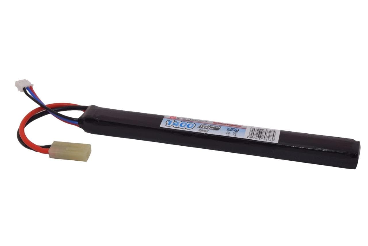 1400 mAh 7.4v 20c LiPo Stick Pack