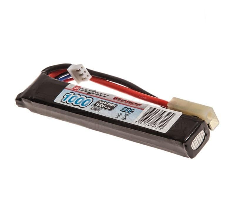 7.4v 1000mAh 20C Stick LiPo
