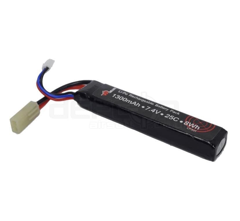 7.4v 1300mAh 25c/50c Stick LiPo