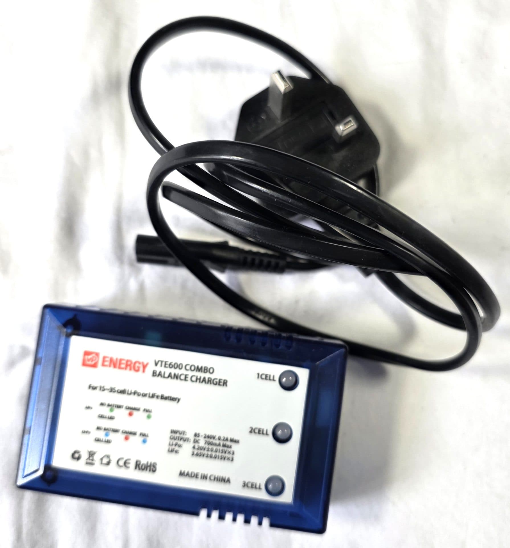 VTE600 Lipo / Life Charger – Grade B