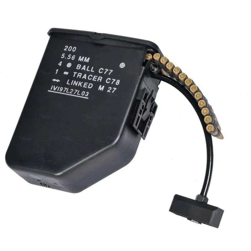M249 Airsoft Gun Air Supply Ammunition Box