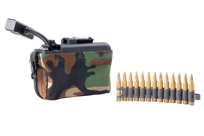 M249 GBB 100rds Cartidge Pouch Style Gas Supply Module (Woodland)