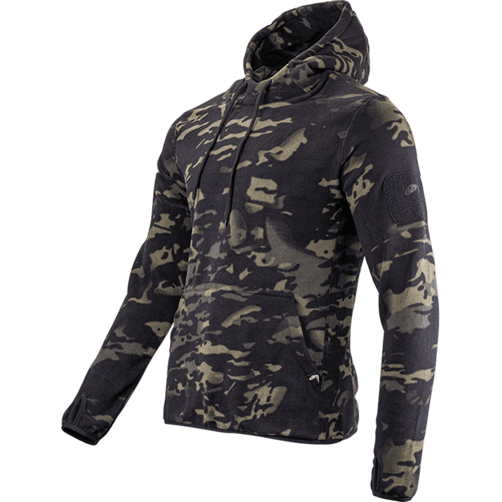 Fleece Hoodie Night Vcam Camo — image 2