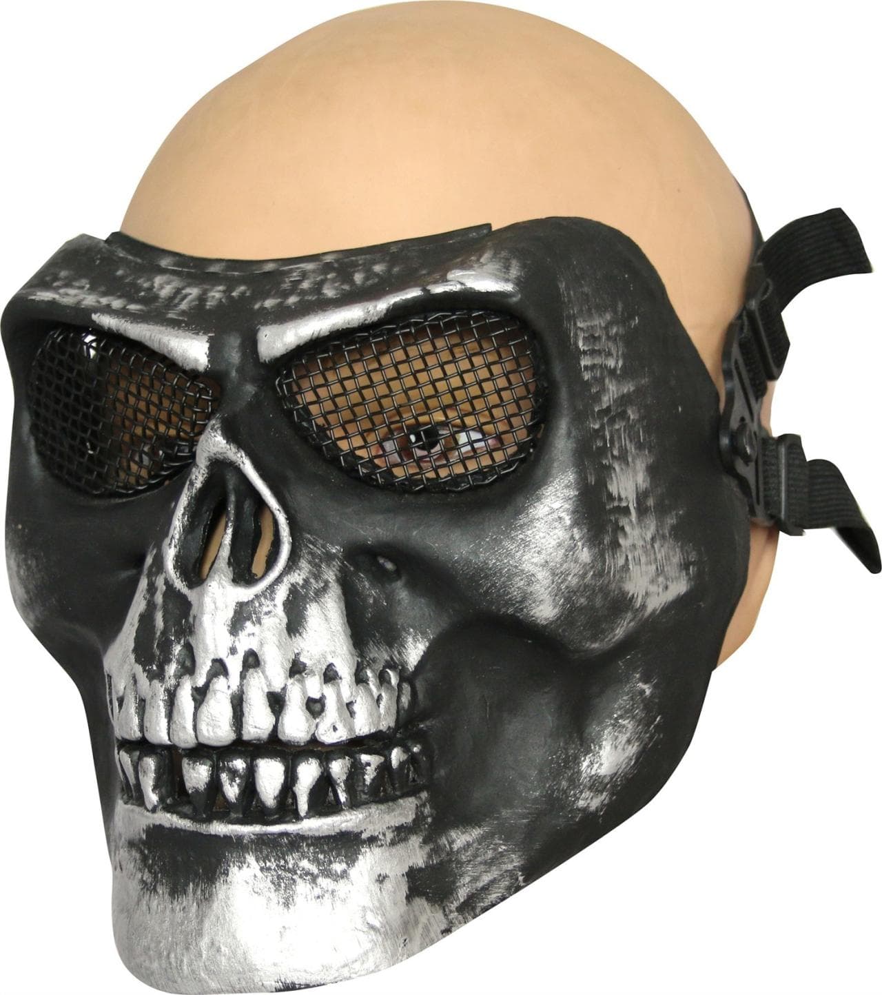 Hard Shell Mesh Airsoft Skull Mask — image 2