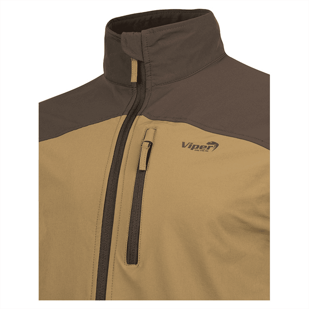 Lightweight Mens Softshell Jacket Coyote — image 3