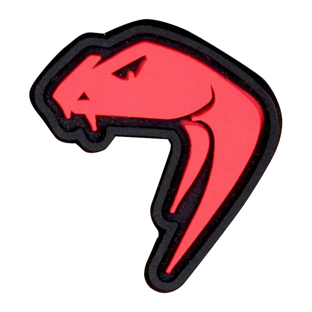 Rubber Logo Patch – Venom Red