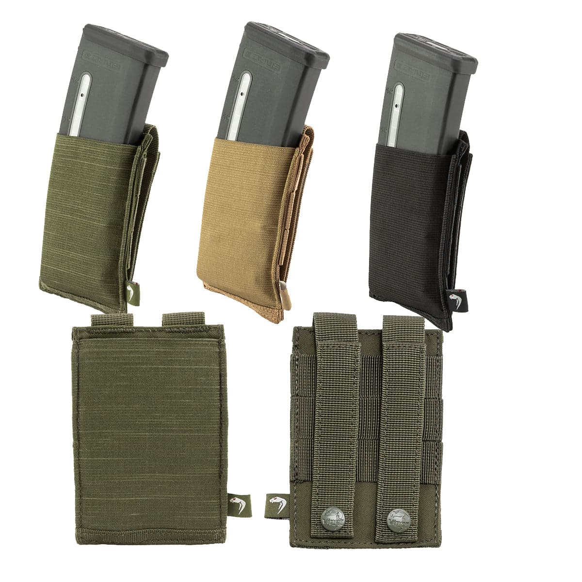 Single Rifle Mag Plate – Coyote
