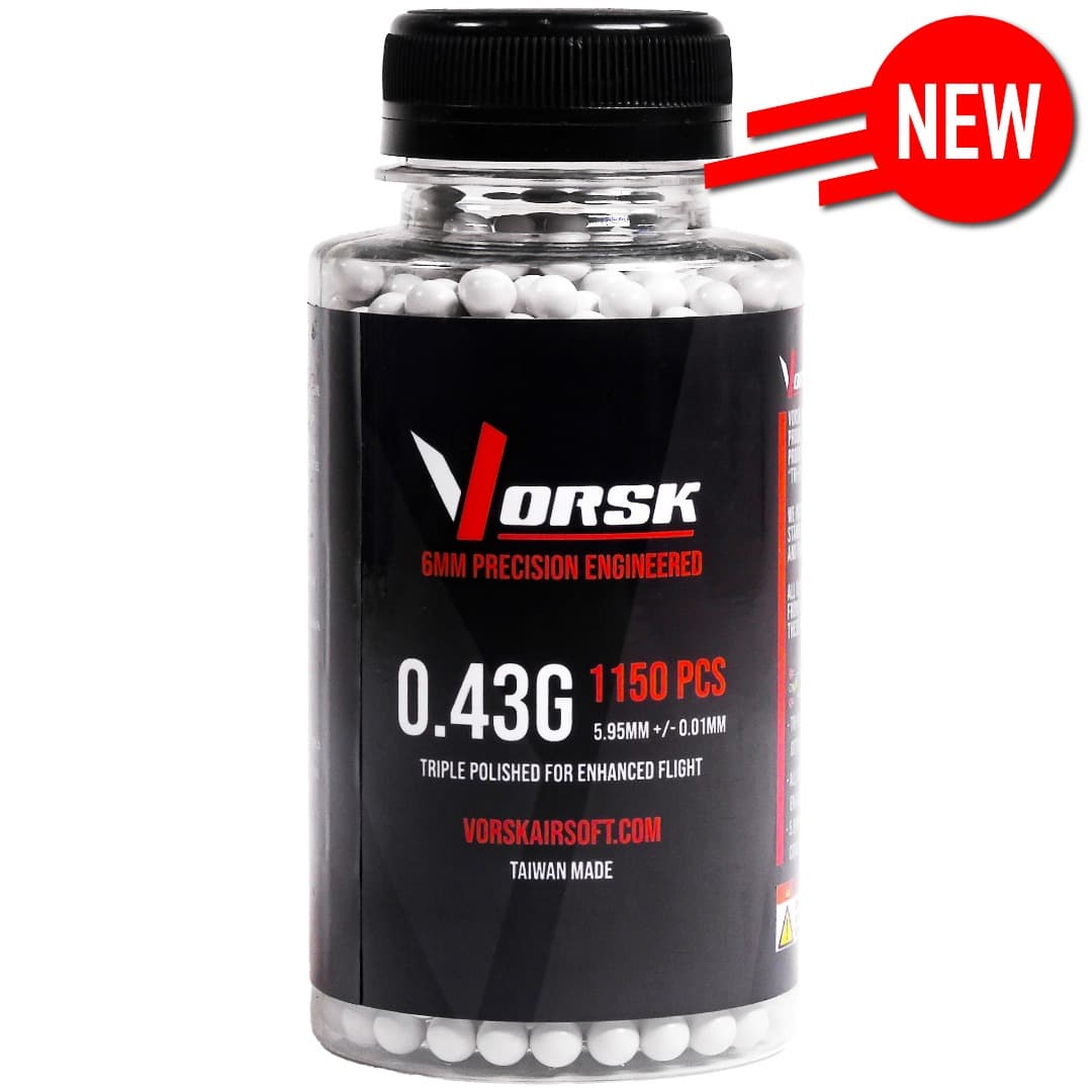 6mm Precision Airsoft BBs (1150R) (0.43g)