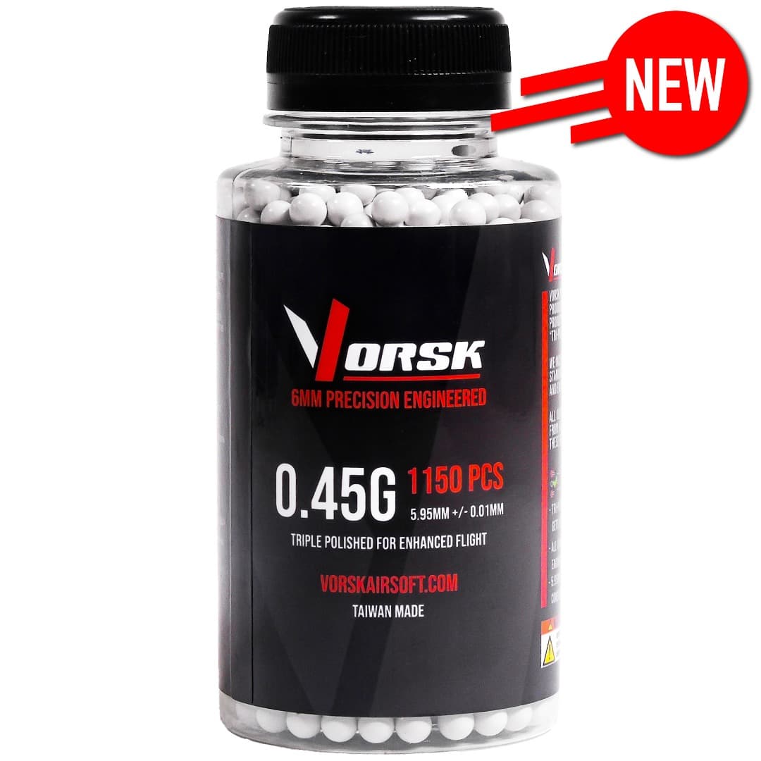 6mm Precision Airsoft BBs (1150R) (0.45g)