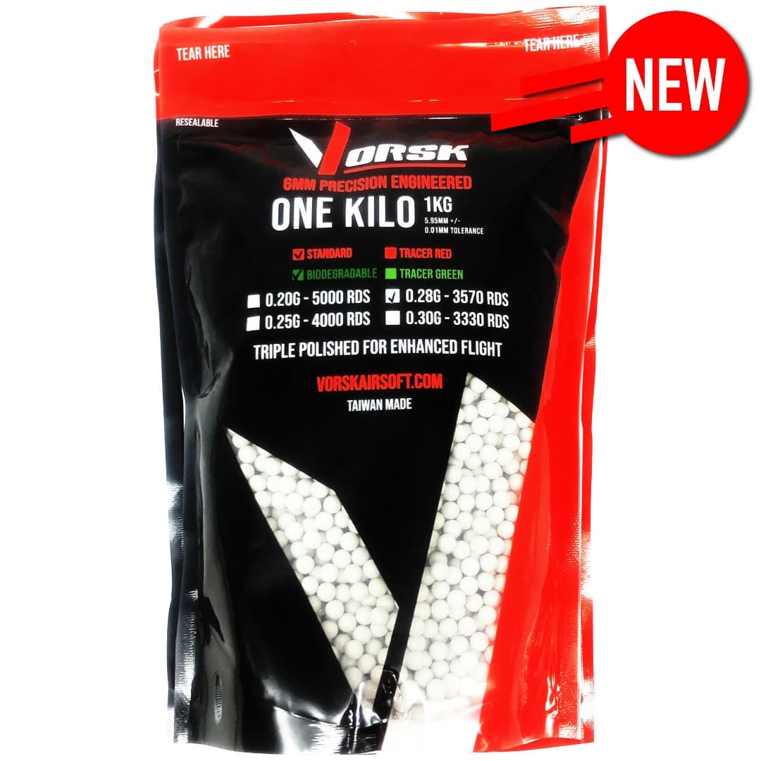 6mm Precision Bio Airsoft BBs (1KG) (0.28g)
