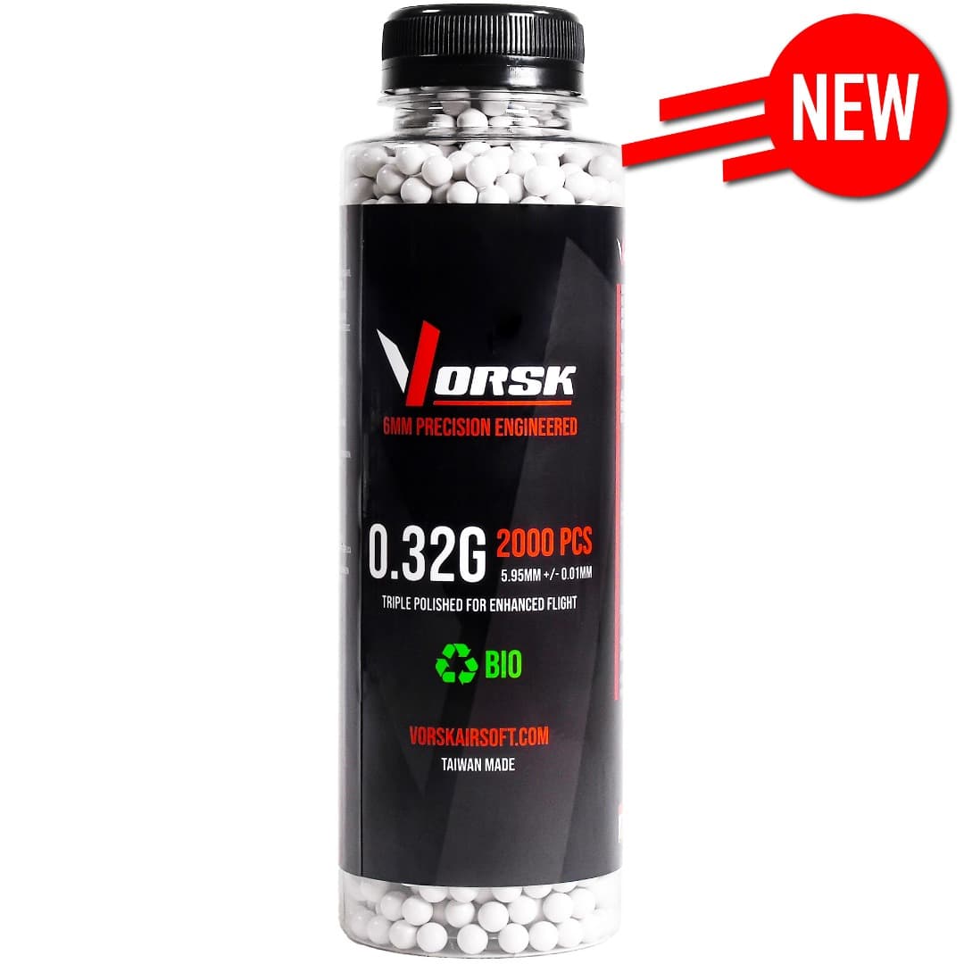 6mm Precision Bio Airsoft BBs (2000R) (0.32g)