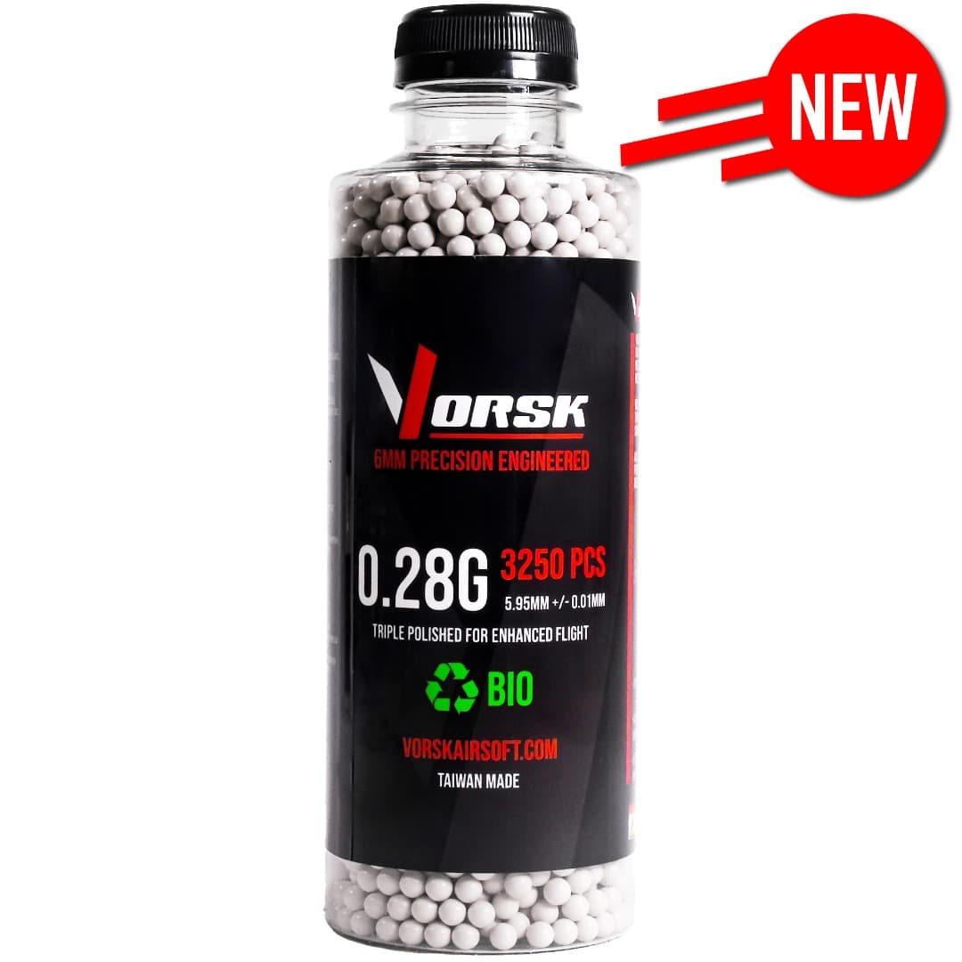 6mm Precision Bio Airsoft BBs (3250R) (0.28g)