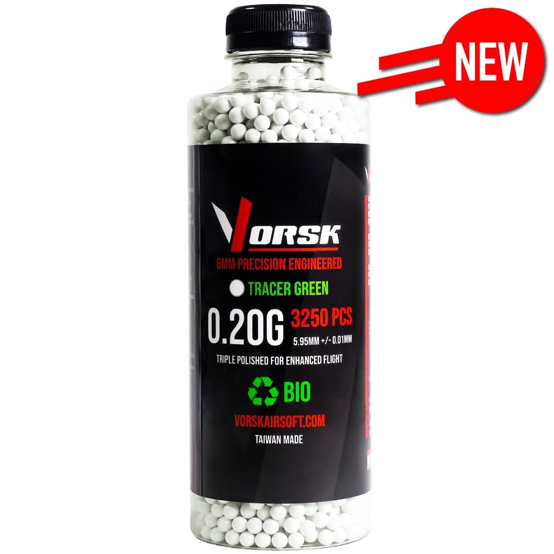 6mm Precision Bio Tracer Airsoft BBs (3250R) (0.20g)