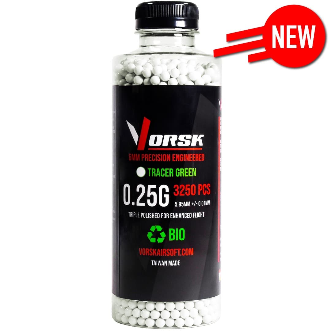 6mm Precision Bio Tracer Airsoft BBs (3250R) (0.25g)