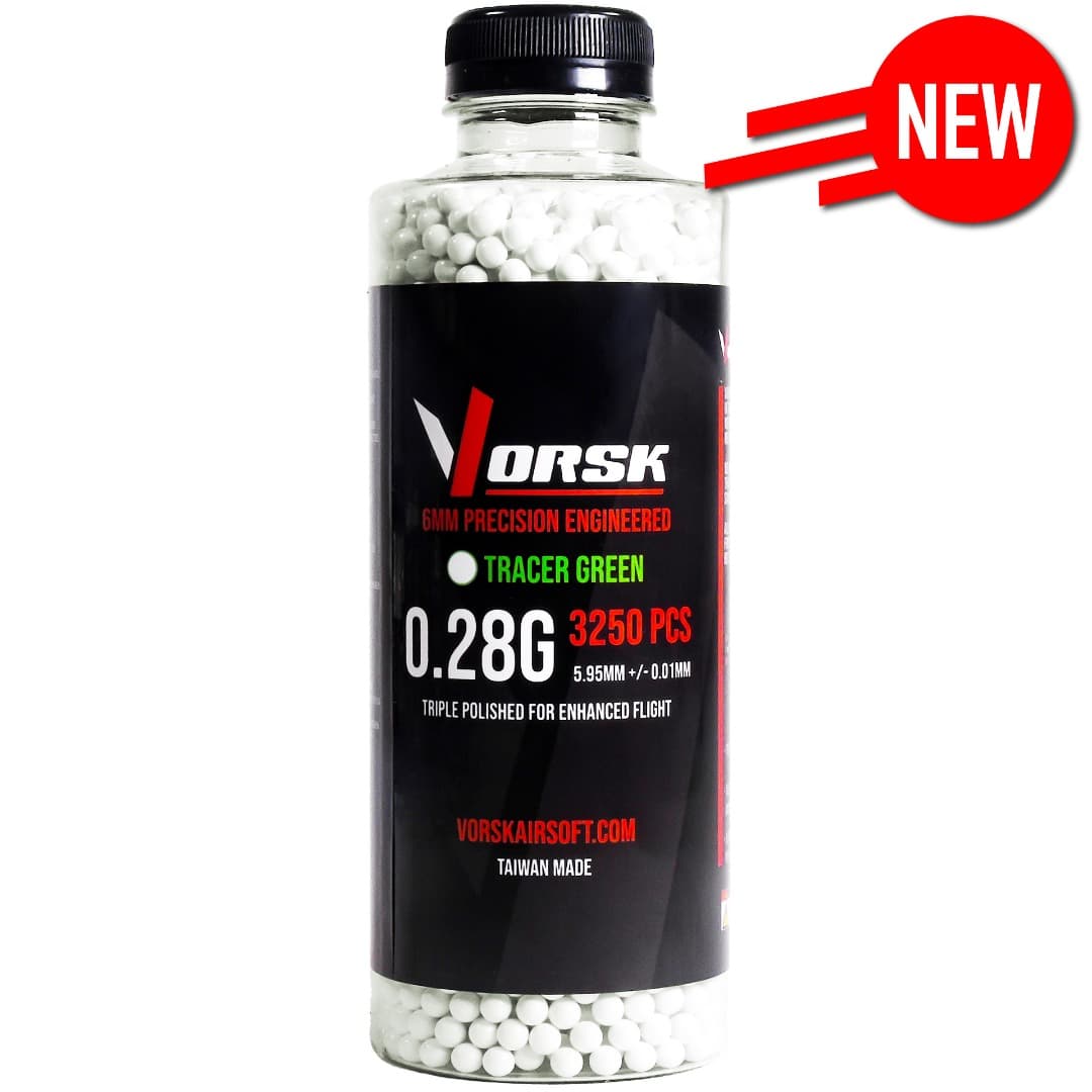 6mm Precision Tracer Airsoft BBs (3250R) (0.28g)
