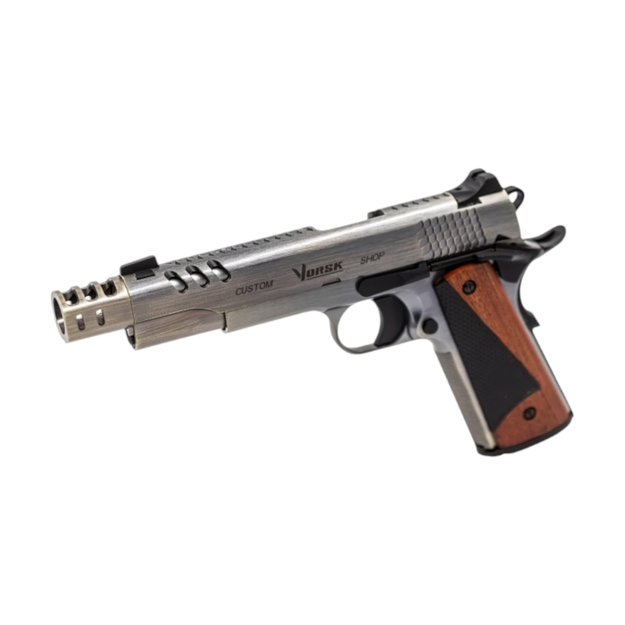 CS Defender Pro GBB Pistol (Brushed Alu) (Silver Barrel)