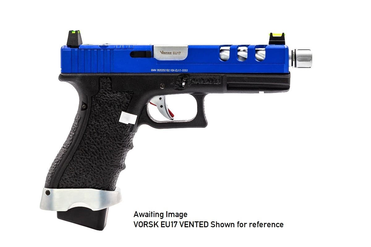 EU18 Vented Slide GBB Pistol – Blue – Discontinued — image 2