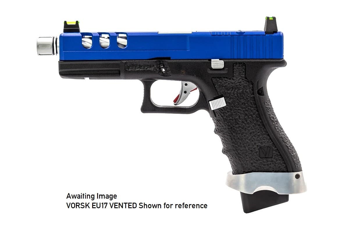 EU18 Vented Slide GBB Pistol – Blue – Discontinued