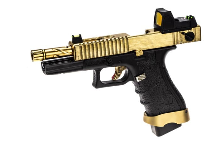 EU8-T GBB Pistol Gold+BDS — image 2