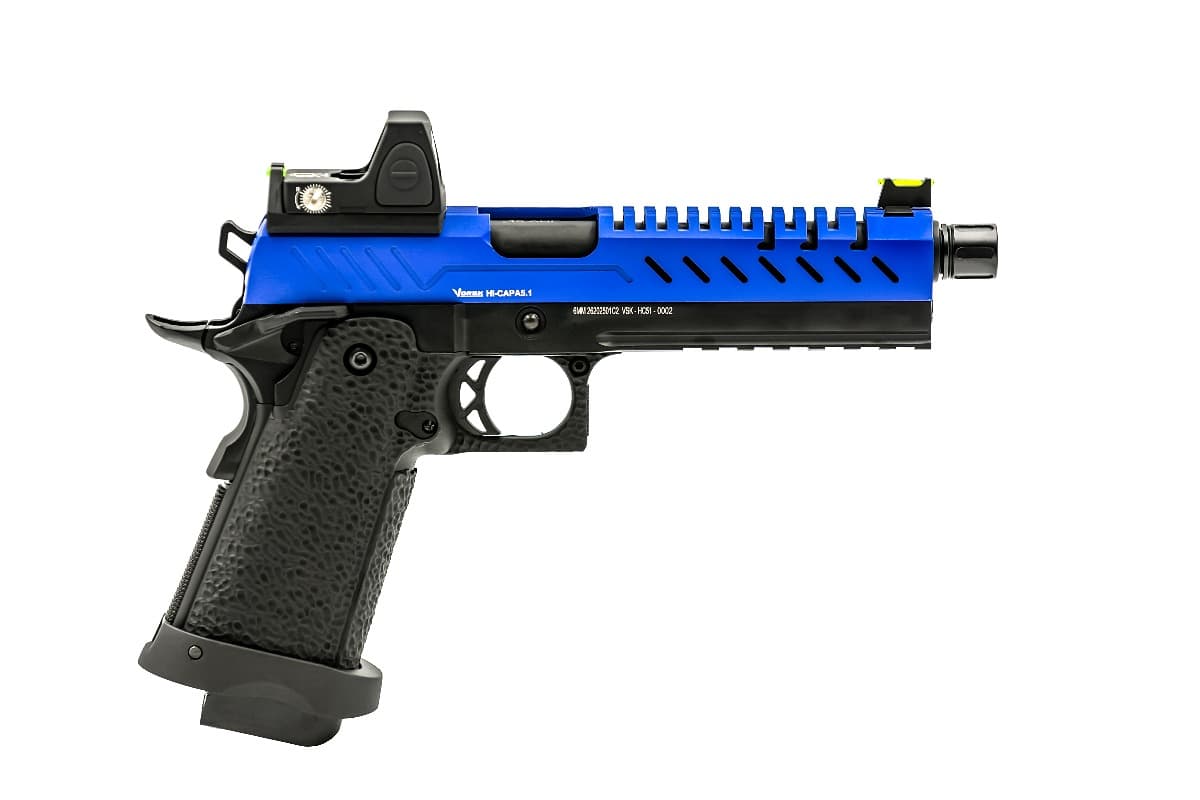 Hi-Capa 5.1 + RDS GBB Pistol (Dual Tone) (Blue) — image 3