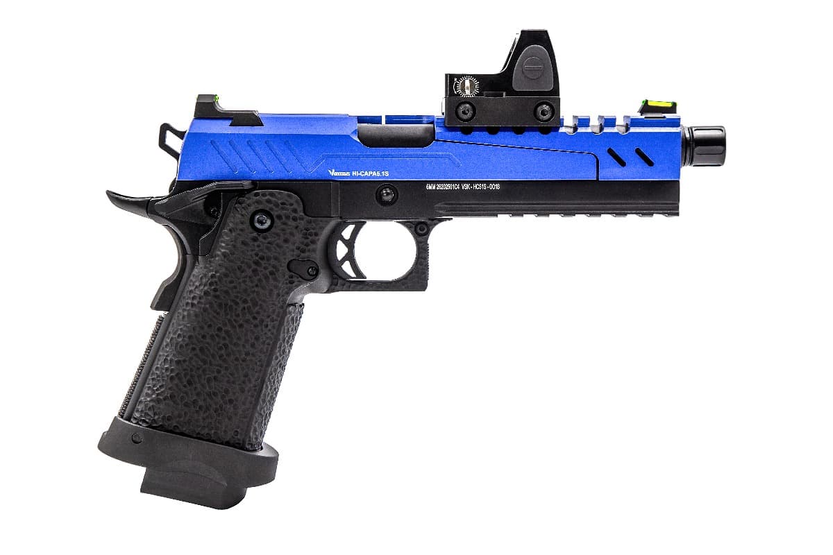 Hi-CAPA 5.1S + RDS GBB Pistol (Dual Tone) (Blue) — image 2