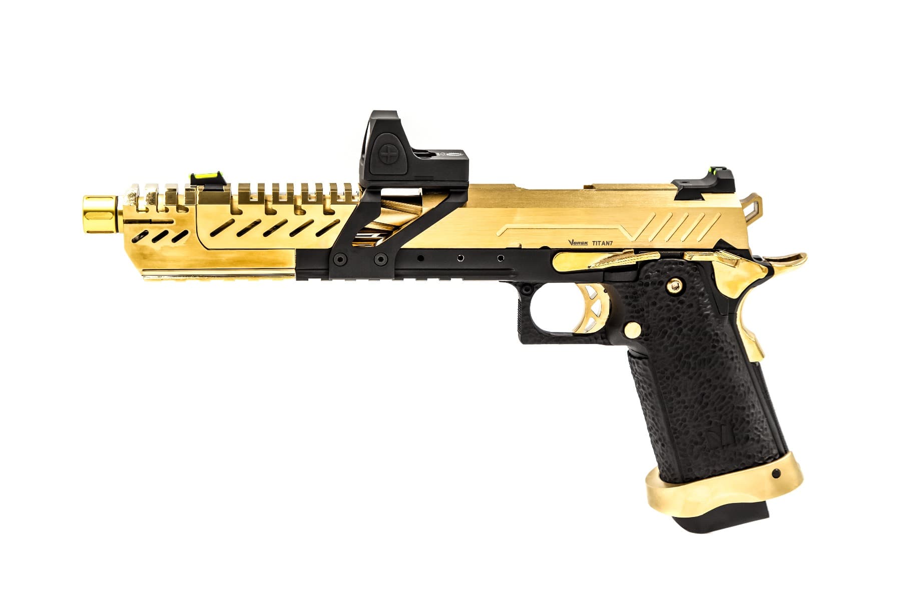 Hi-CAPA 7.0 TITAN + RDS GBB Pistol (Gold) — image 2