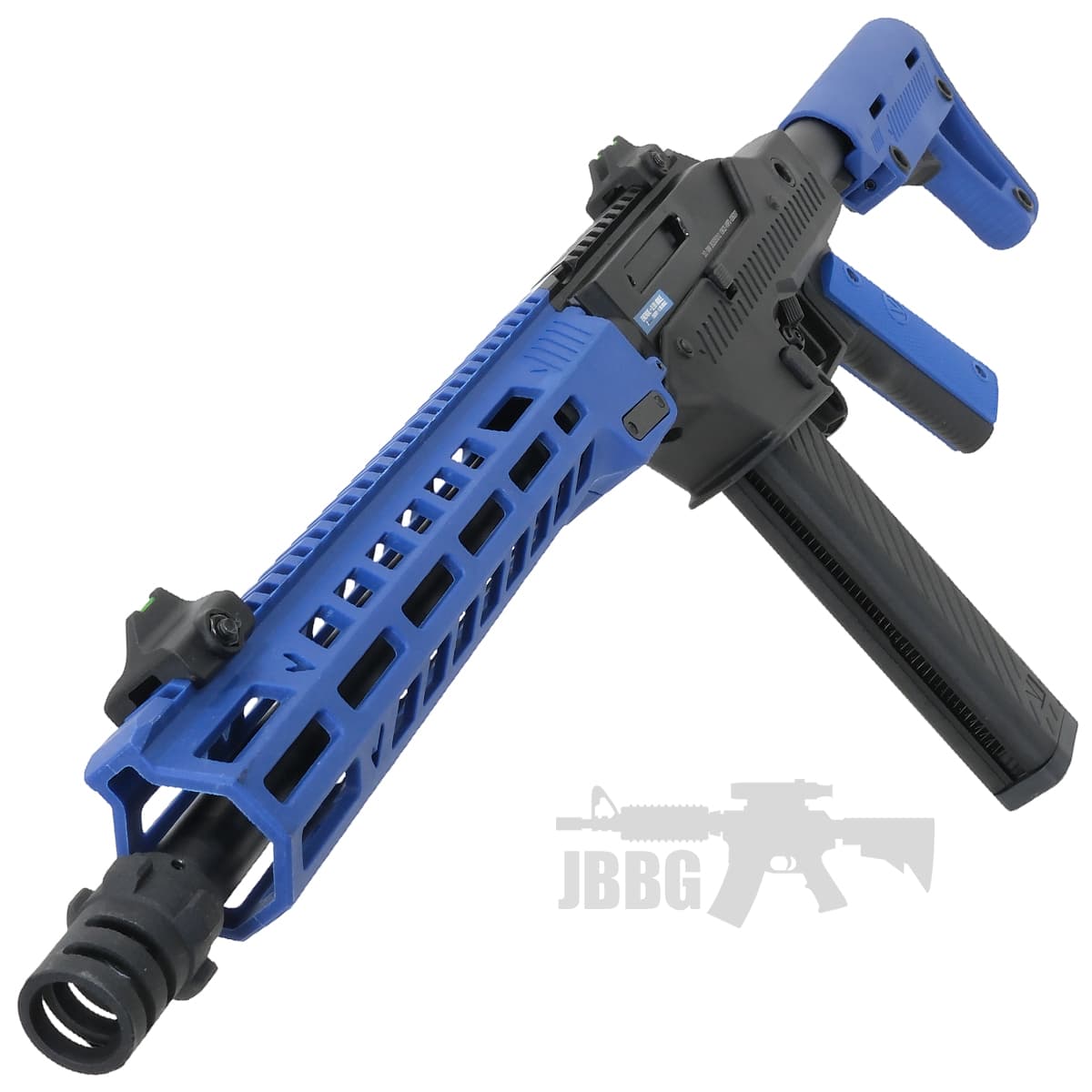 VMP-2M Fixed-Semi Gas Blowback 400 FPS Airsoft Gun Blue — image 3