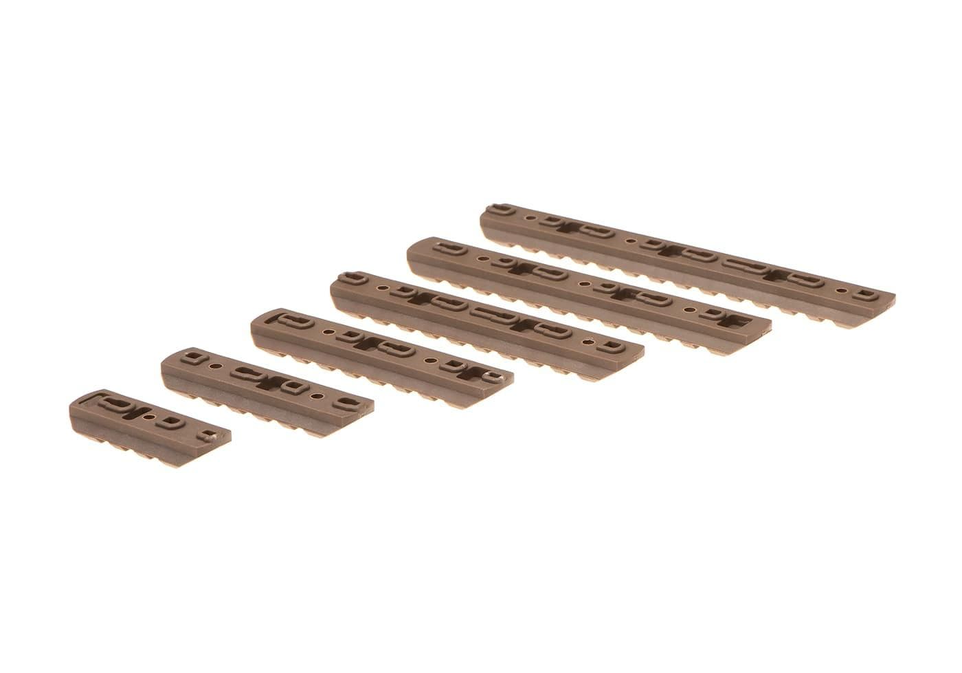MP Airsoft Rail Mount Set for Keymod & M-LOK 6 Pack Dark Earth — image 2