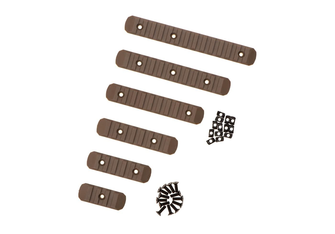 MP Airsoft Rail Mount Set for Keymod & M-LOK 6 Pack Dark Earth — image 3