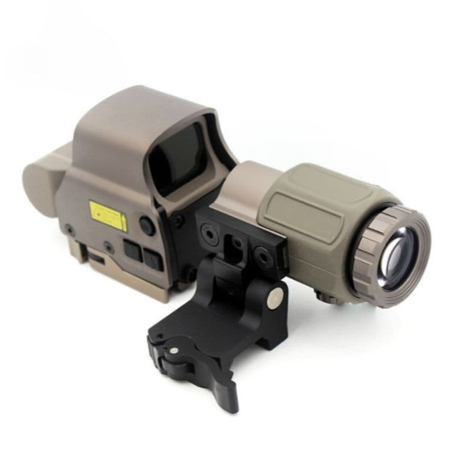 Red / Holographic Hybrid Dot Sight, EXPS with G43 Magnifier