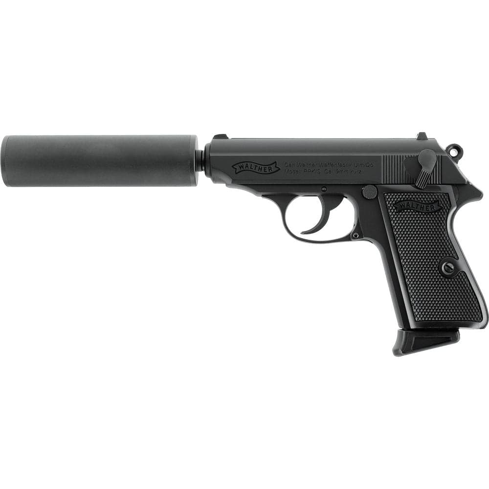 PPK/S Airsoft Pistol With Silencer Kit GBB — image 2