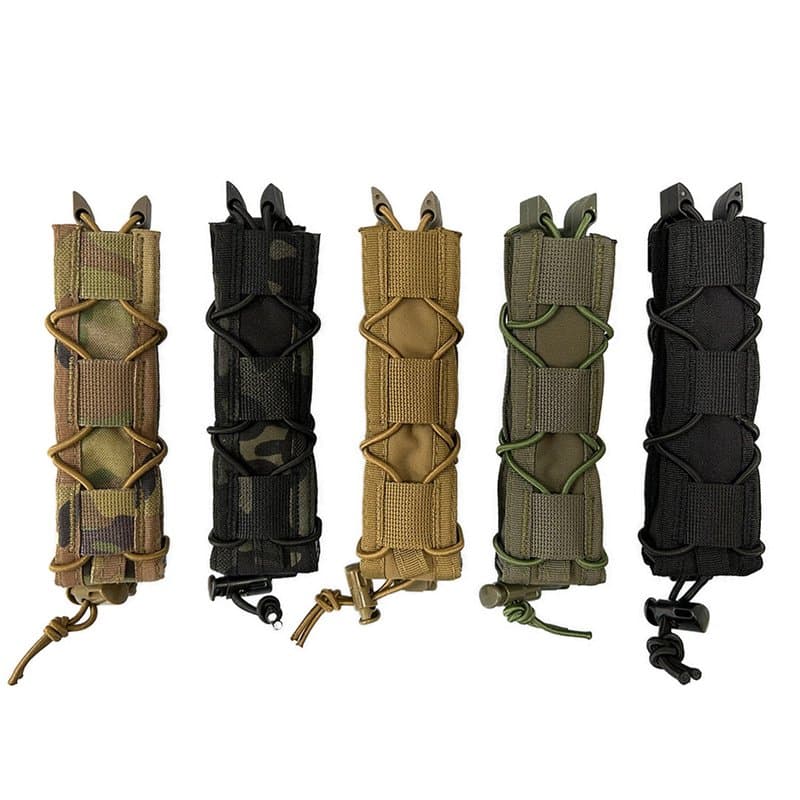 Long Pistol / SMG Bungee Pouch (Various Colours)