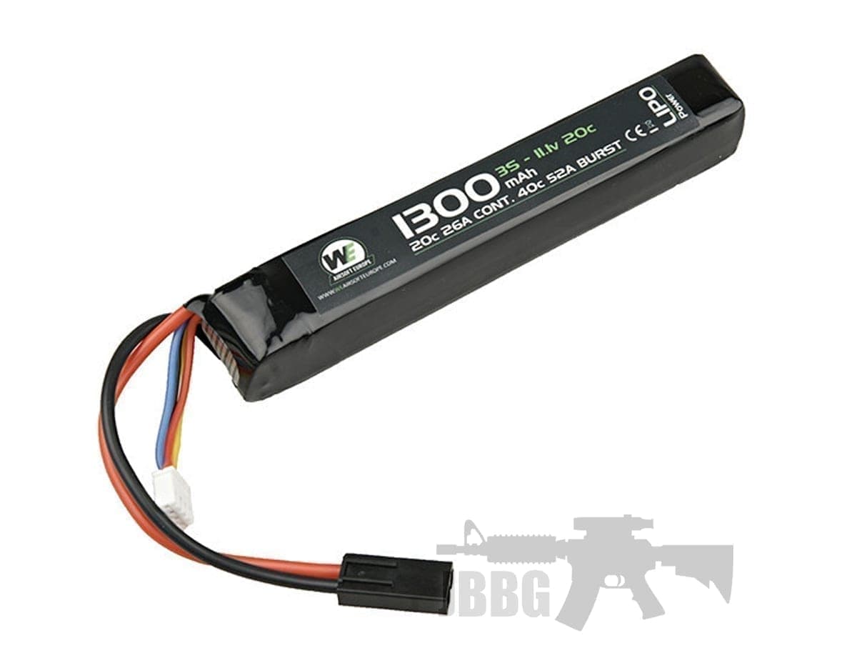 1300 mAh 11.1V Lipo Battery