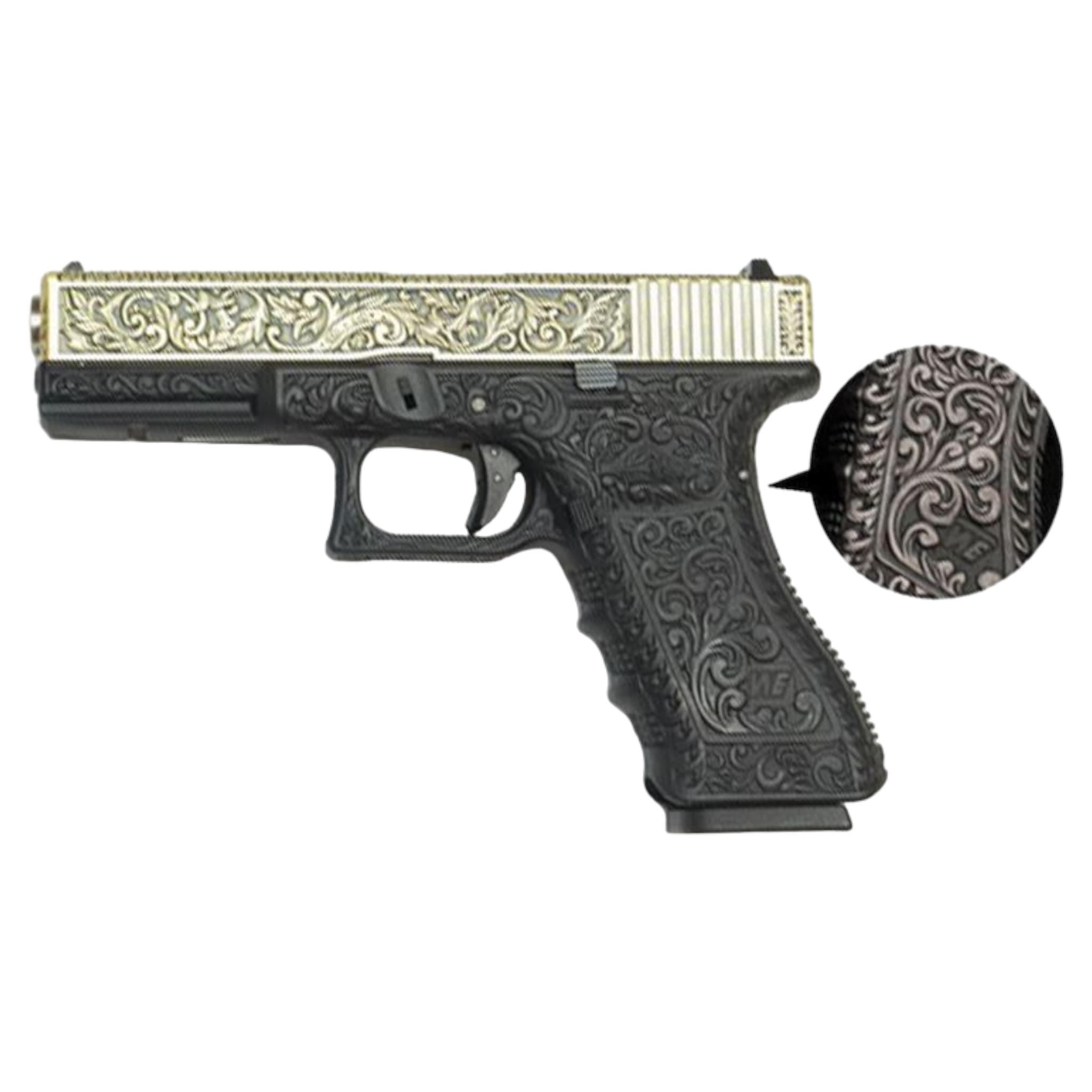 17 Series Gen 3 Gas Blowback Pistol (Ivory Etched)