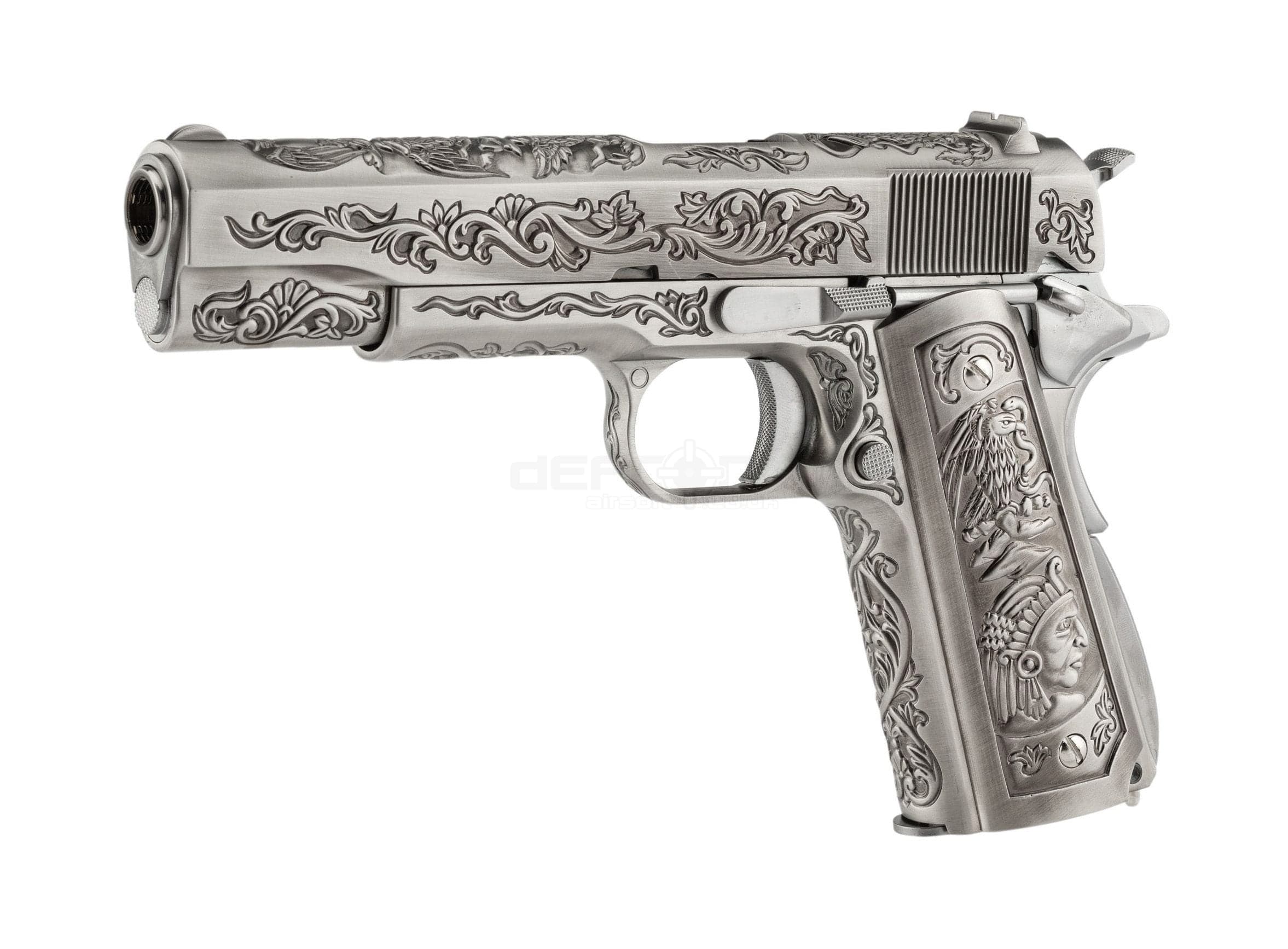 1911 Engraved ‘Mehico Druglord’ GBB Airsoft Pistol