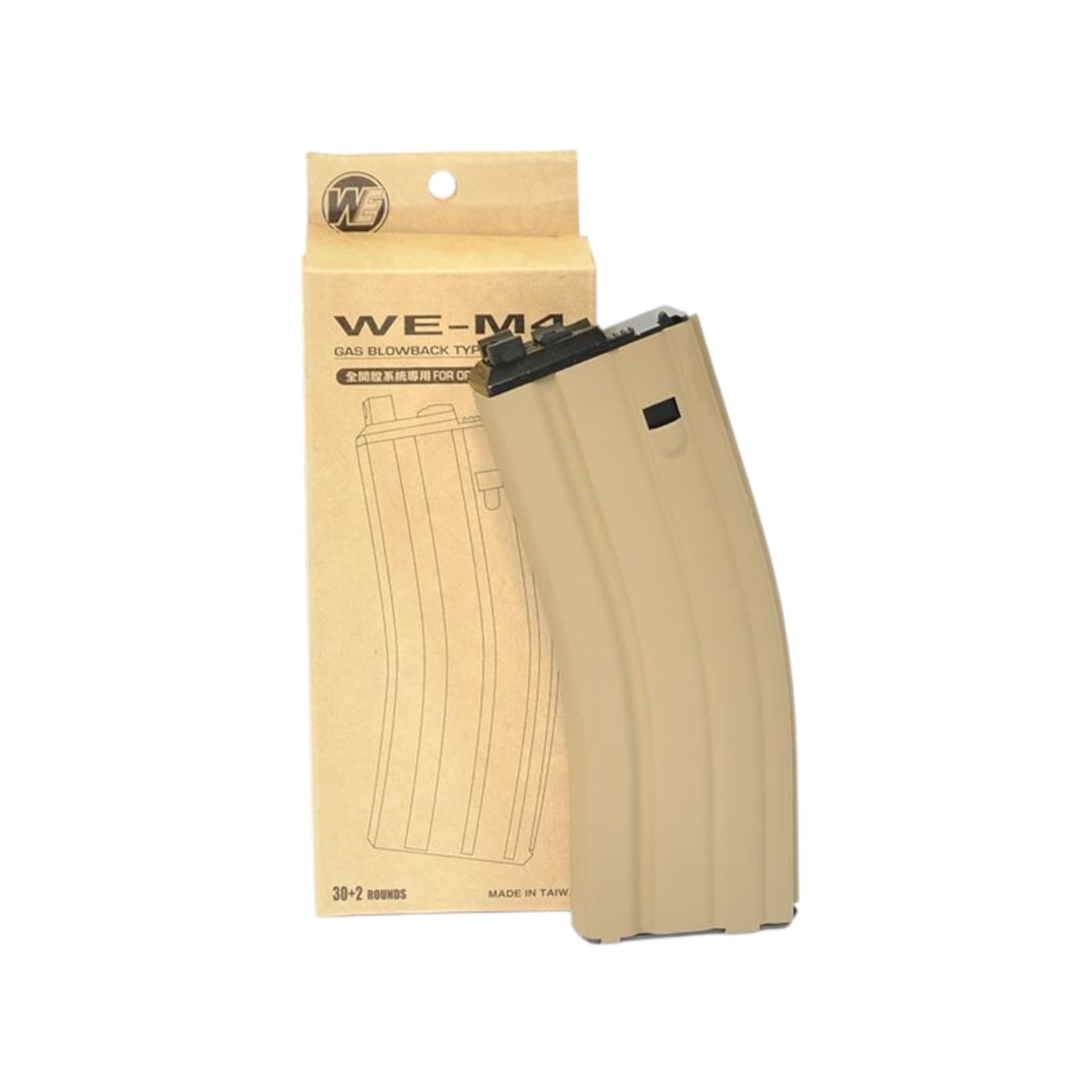 30rds GBB M4/ SCAR NEW Gen.2 Magazine (MAG-WE-72020)