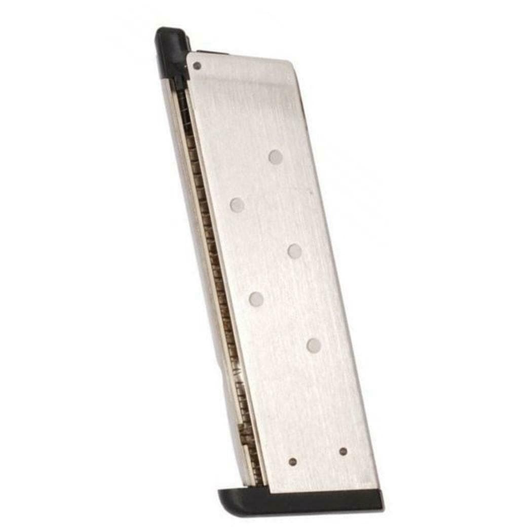 Airsoft 1911 MEU Gas Magazine 15rd Chrome 6mm