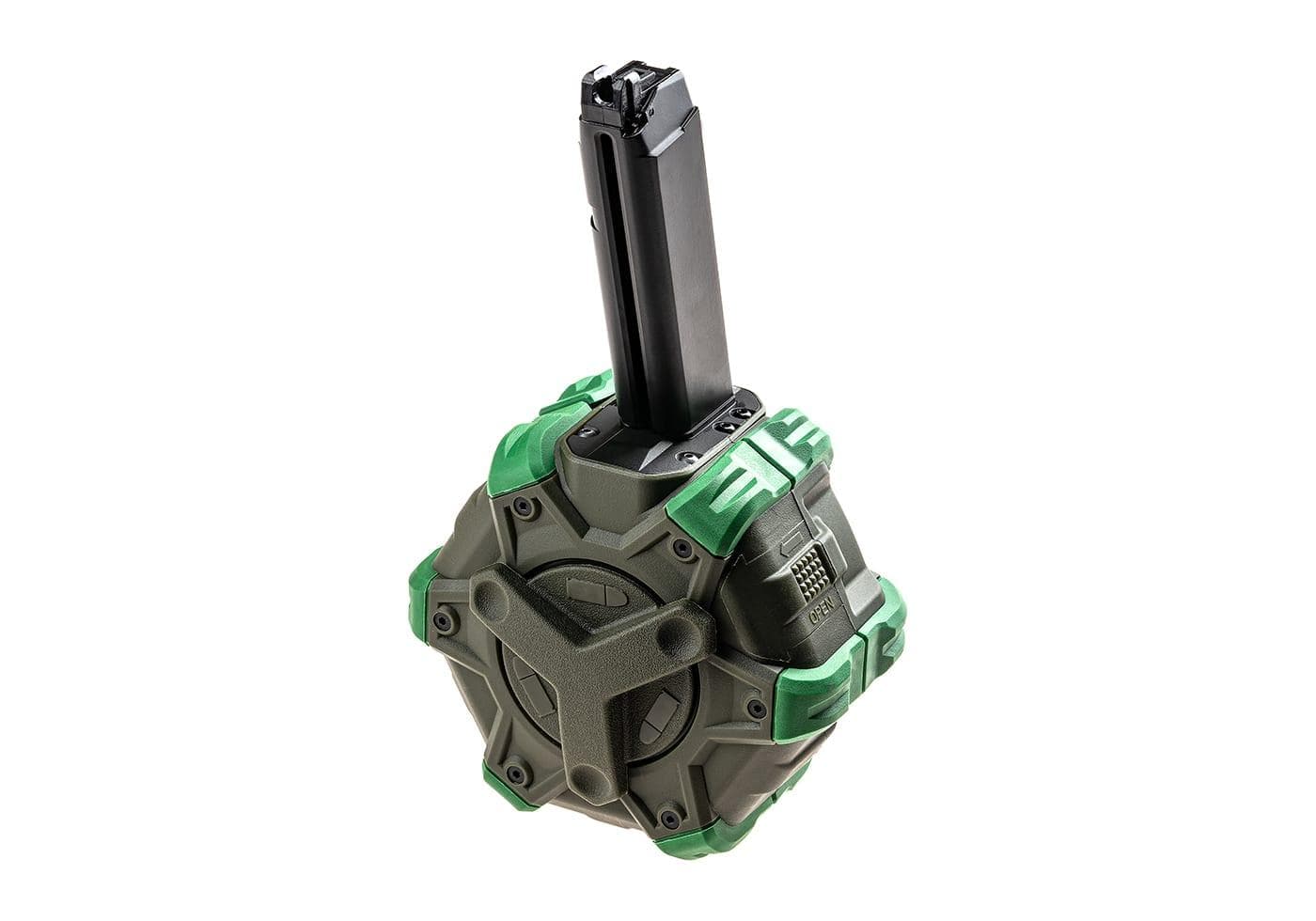 Airsoft EU17 / 18 Pistol Drum Magazine Gas 350rd 6mm — image 3