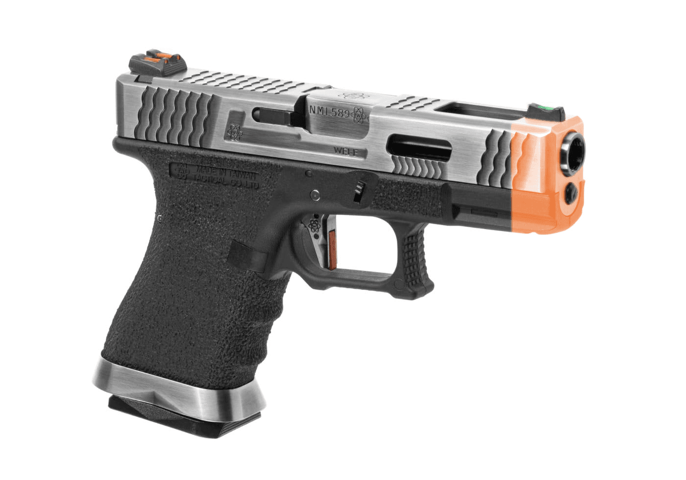 Airsoft EU19 E-Force Gas Pistol Silver
