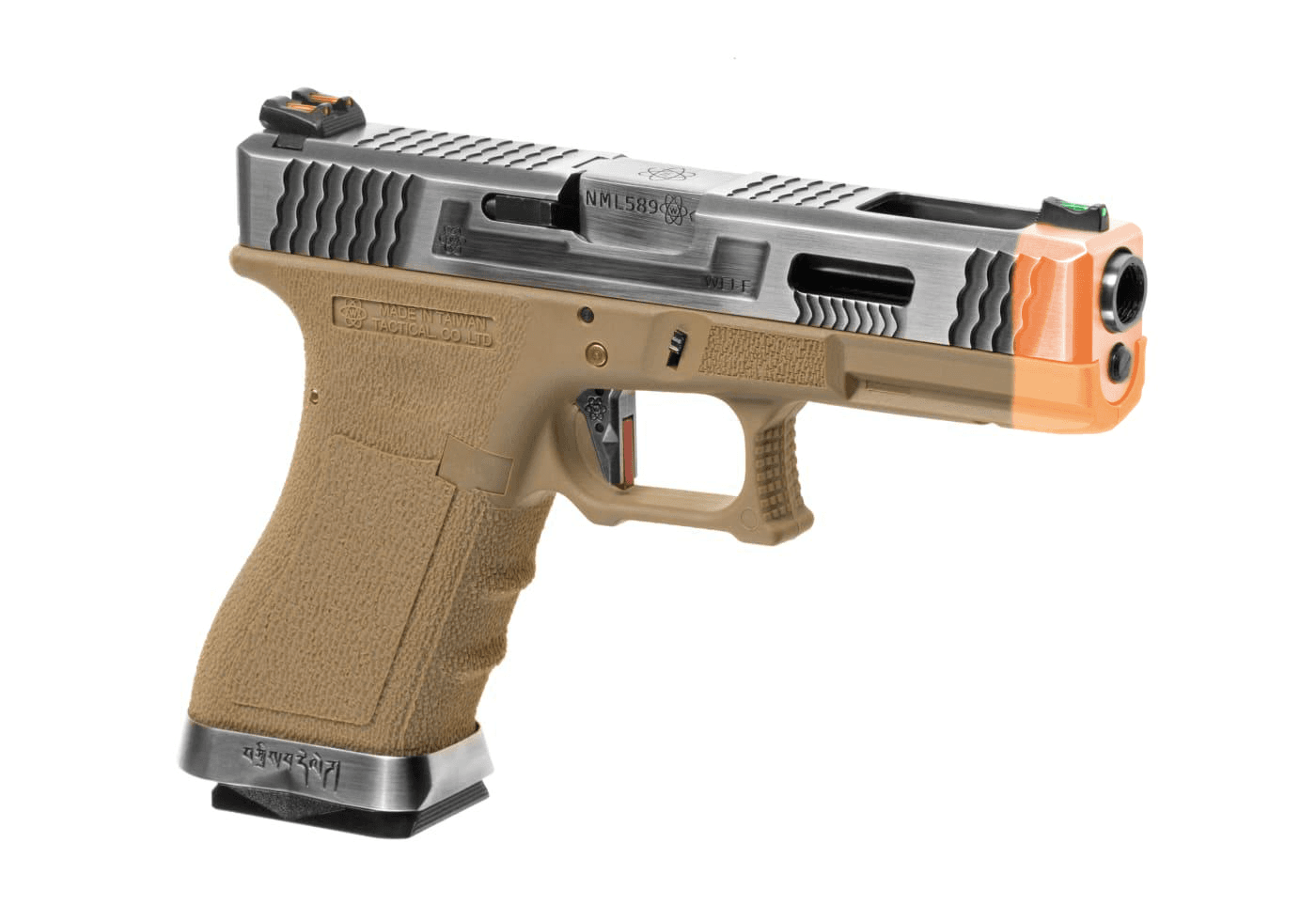 Airsoft G-Force EU17 SV Silver Barrel Gas Pistol