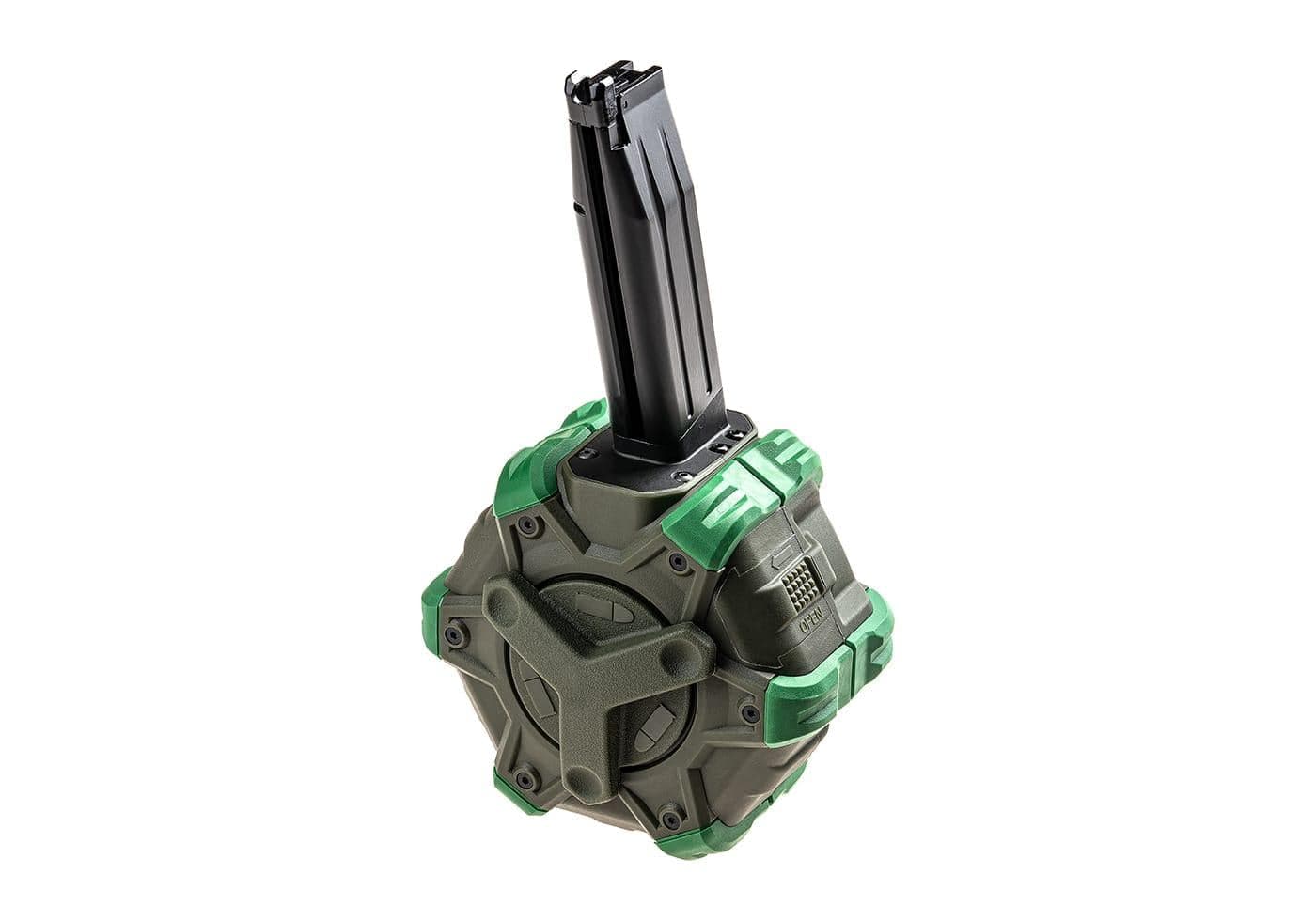 Airsoft Hi-CAPA 5.1 4.3 Series Pistol Drum Magazine Gas 350rd — image 3