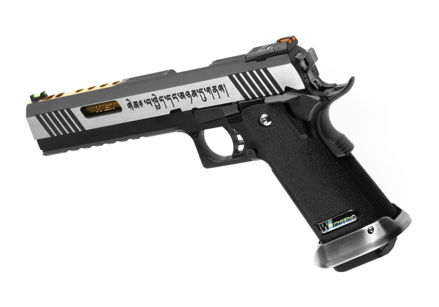 Airsoft Hi-CAPA 6 Force A Gas Pistol Gold Barrel Full Metal 6mm — image 3