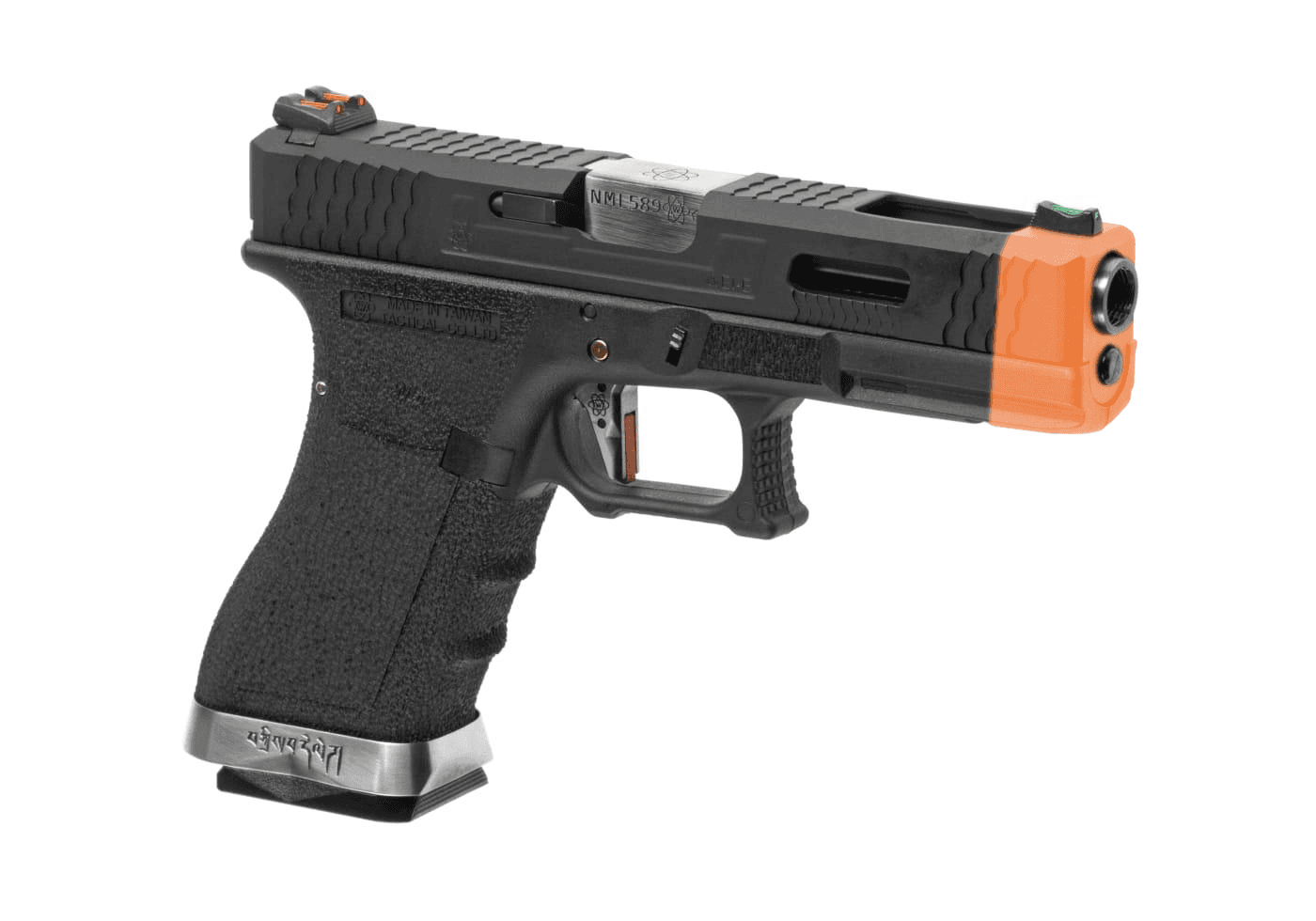 G-Force 17 Silver Barrel GBB Pistol Gas 6mm