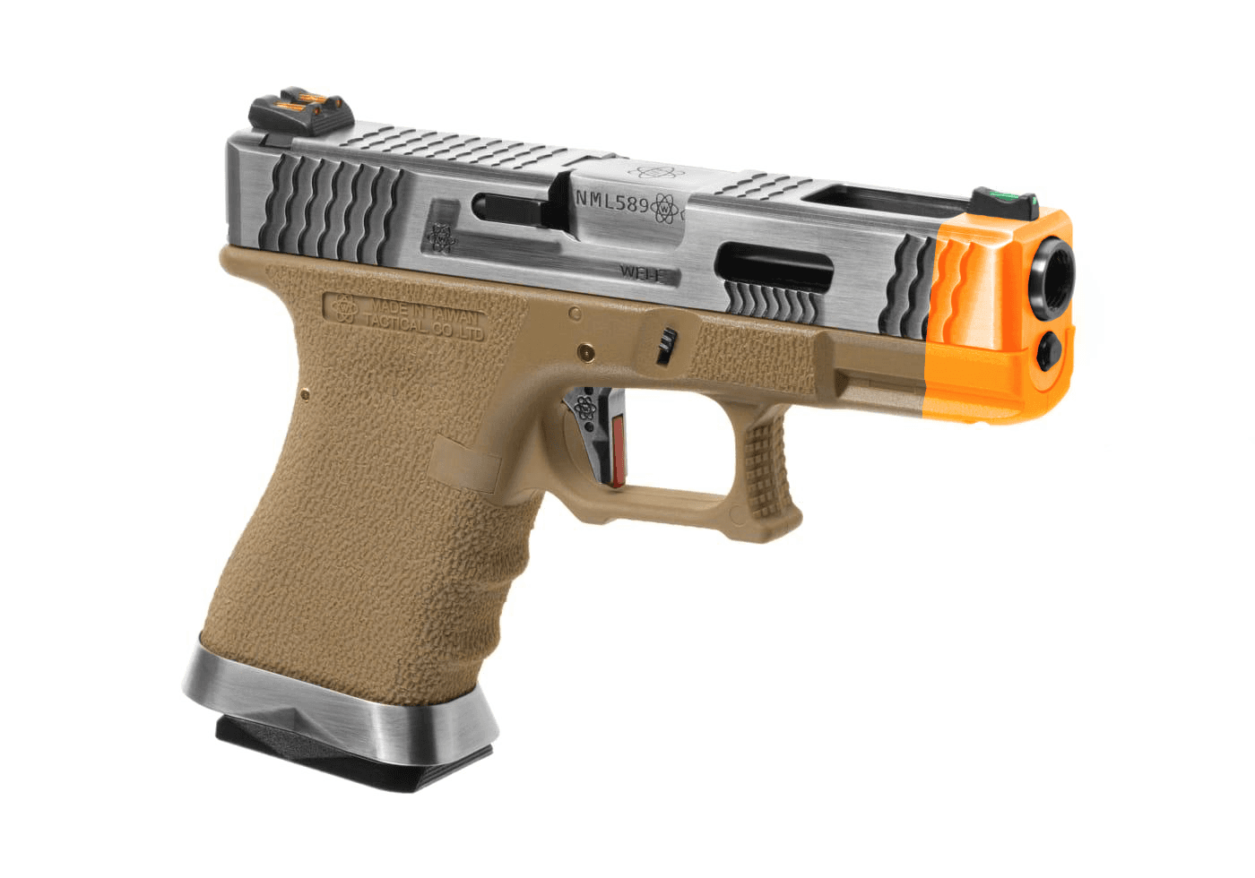 G-Force EU19 Gas Silver Slide Frame 6mm