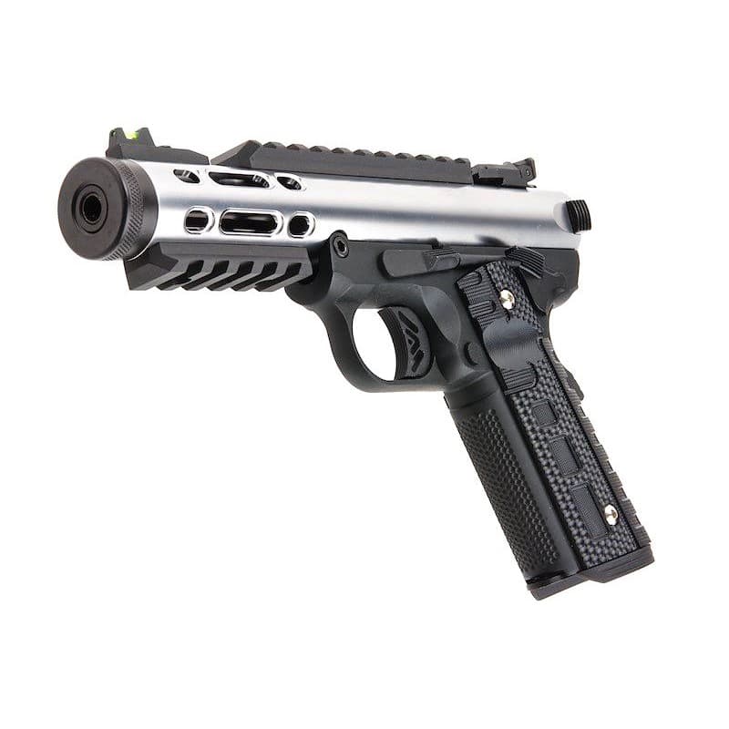 Galaxy 1911 Gas Blowback Pistol (Frame – Silver Slide) — image 3